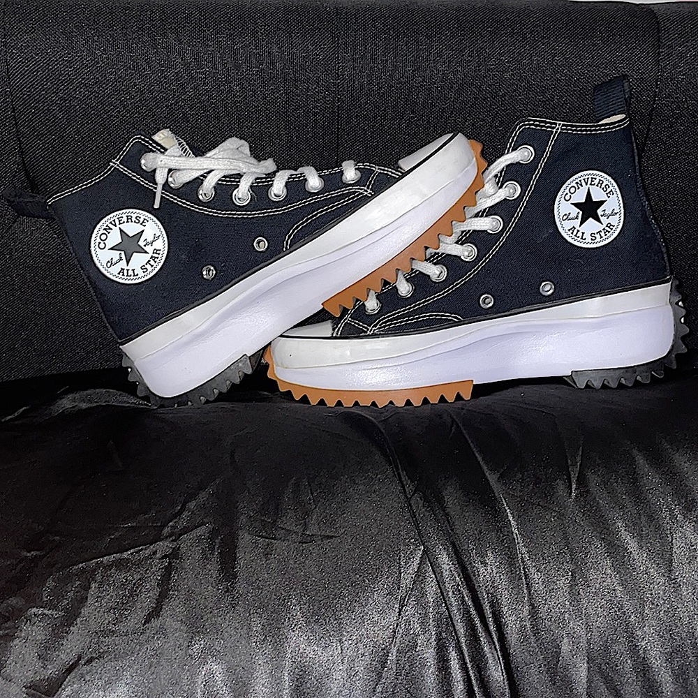 Converse Black and White High-Top Sneakers